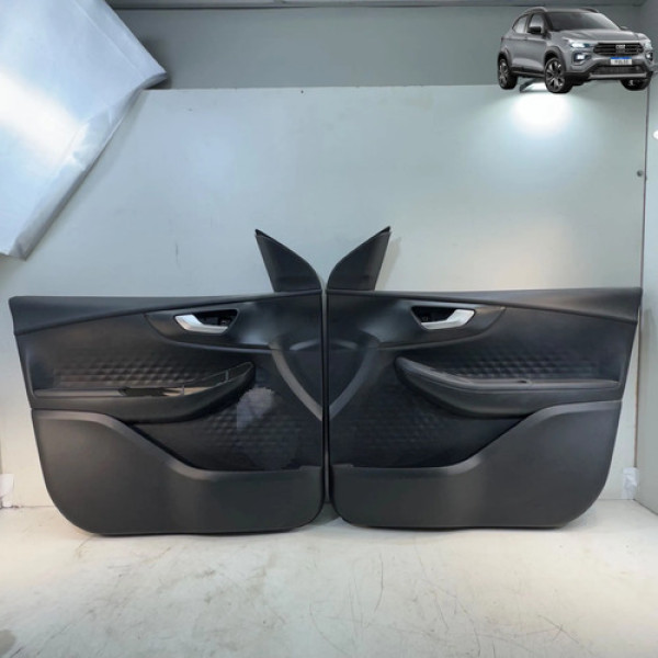 Forro Porta Fiat Pulse 2022 2024 Dianteira Par Original Preto