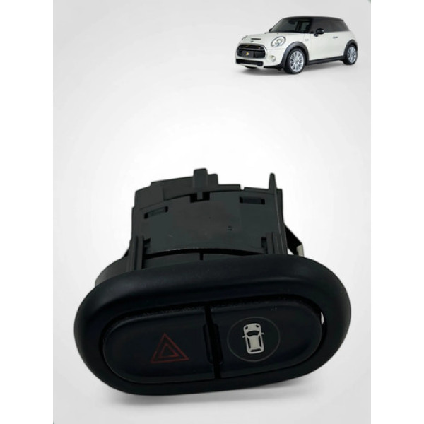 Botão Pisca Alerta Mini Cooper S 2014 2015 2016 2017 2018 Branco