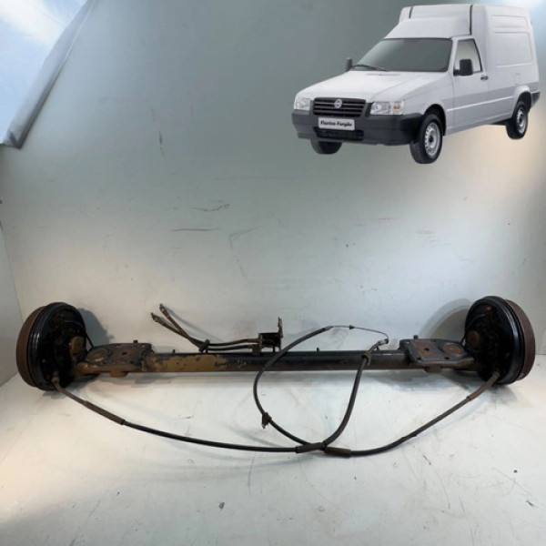 Eixo Traseiro Suspensão Fiat Fiorino Forgao 1.3 2008 A 2013