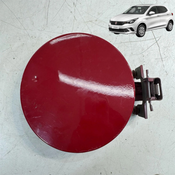 Portinhola Tampa Tanque Fiat Argo 1.0 2018 A 2021 Original Vermelho 2018
