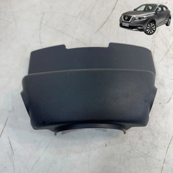 Moldura Acabamento Superior Coluna Direção Kicks 2017 2021 Preto