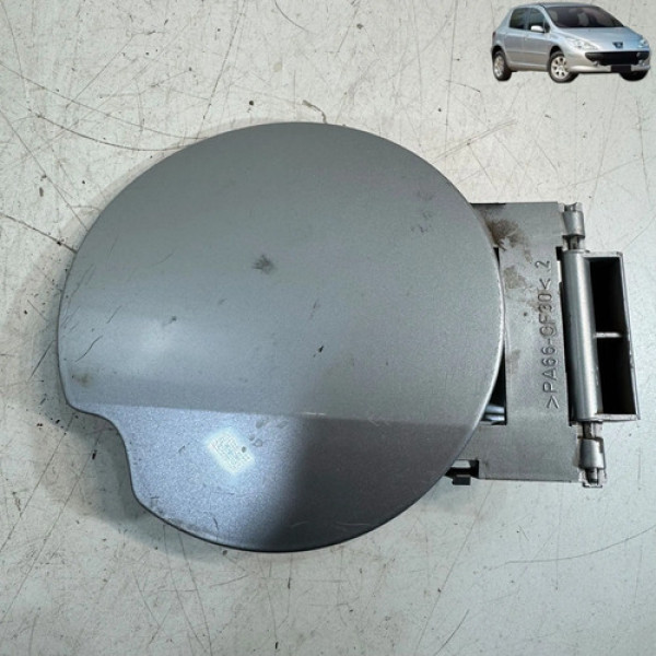 Portinhola Tampa Combustível Peugeot 307 1.6 2009 2012 Hatch Cinza 2009
