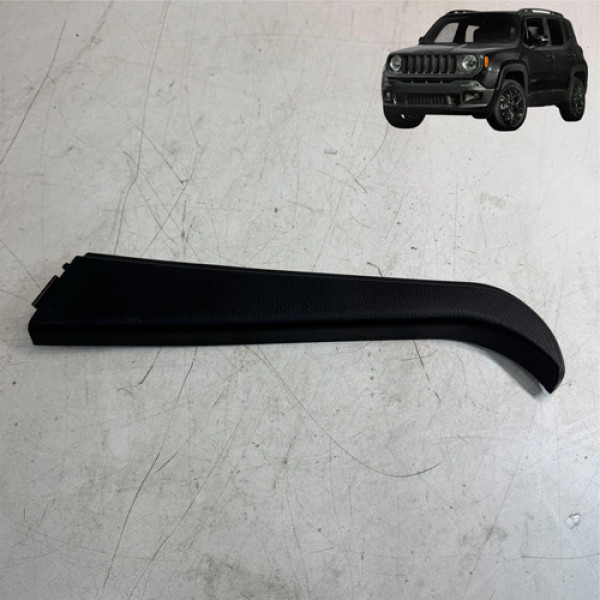 Moldura Interna Porta Renegade 2016 2021 Traseira Esquerda Preto