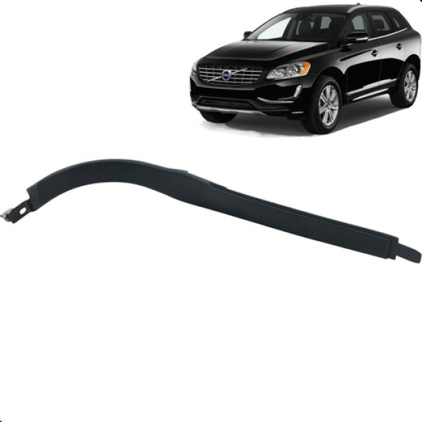 Acabamento Painel Direito Volvo Xc60 2015 A 2017 Preto Listras