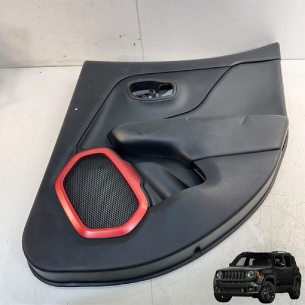 Forro Porta Traseira Direita Jeep Renegade 2016 2021p Preto