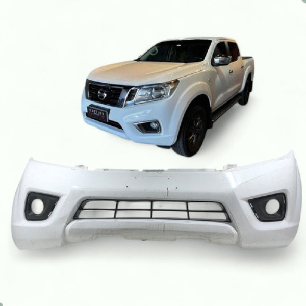 Parachoque Dianteiro Nissan Frontier Paralelo 2017 A 2019 Branco