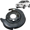 Espelho Pinça Traseira Direita Chevrolet Captiva 2009 A 2012 Preto