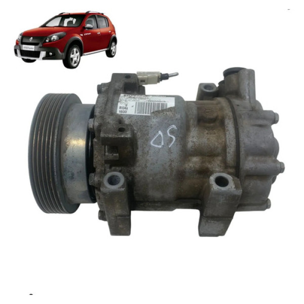 Compressor Ar Condicionado Duster Sandero 1.6 2009 A 2013 