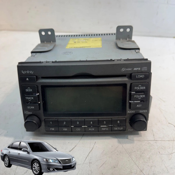 Rádio Som Hyundai Azera 2008 2009 Original