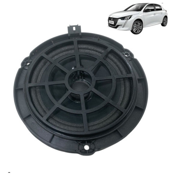 Alto Falante Dianteiro Peugeot 208 2021 A 2024 Ambos Lado Preto