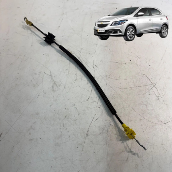 Cabo Fechadura Direita Onix Prisma 2013 2019 Porta Traseira Preto