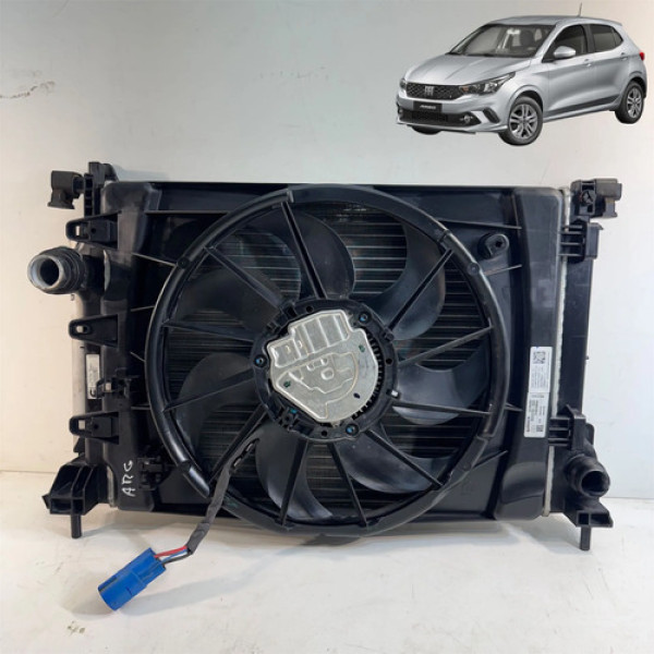 Kit Radiador Fiat Argo 1.0 3cc 2018 A 2021 Completo Com Ar