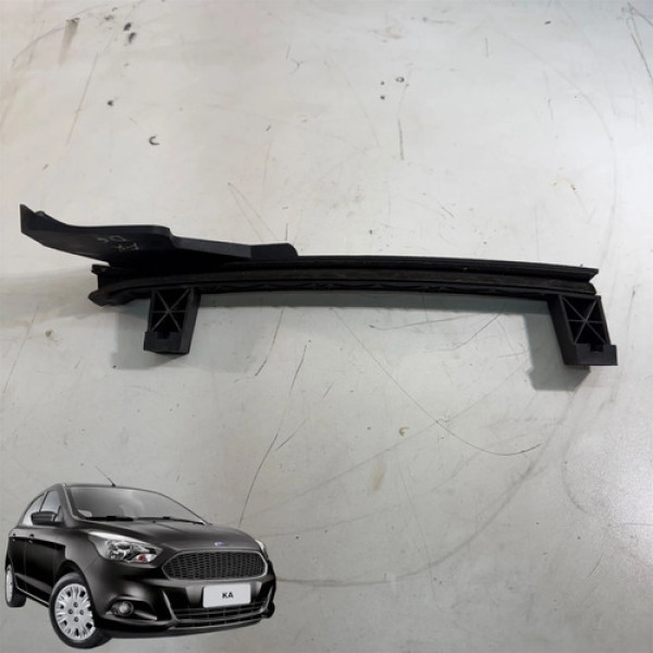 Guia Vidro Dianteiro Esquerdo Ford Ka 1.0 2015 A 2018 Preto