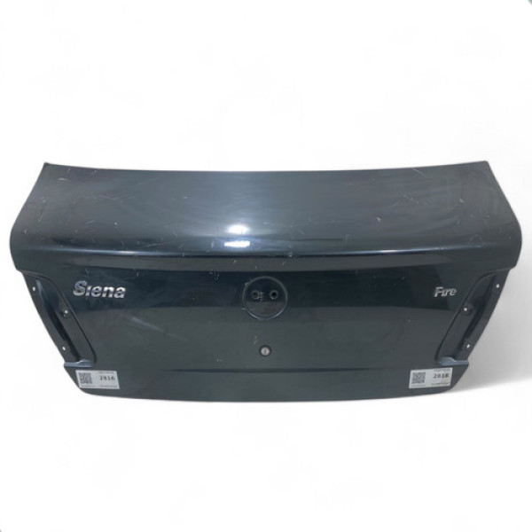 Tampa Traseira Porta Malas Fiat Siena Fire 2004 2005 A 2008  Preto