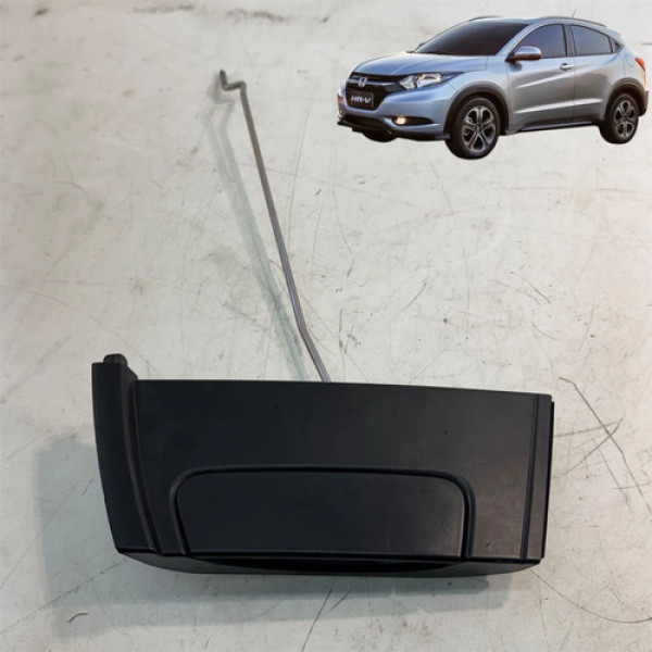 Maçaneta Externa Porta Traseira Esquerda Hr-v Hrv 2016 2019 Preto Traseira