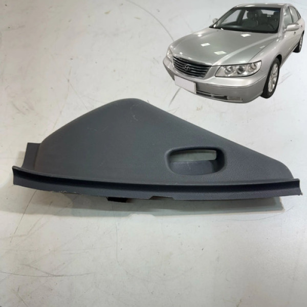 Acabamento Painel Esquerdo Hyundai Azera 3.3 2008 A 2010 Preto Animal Print