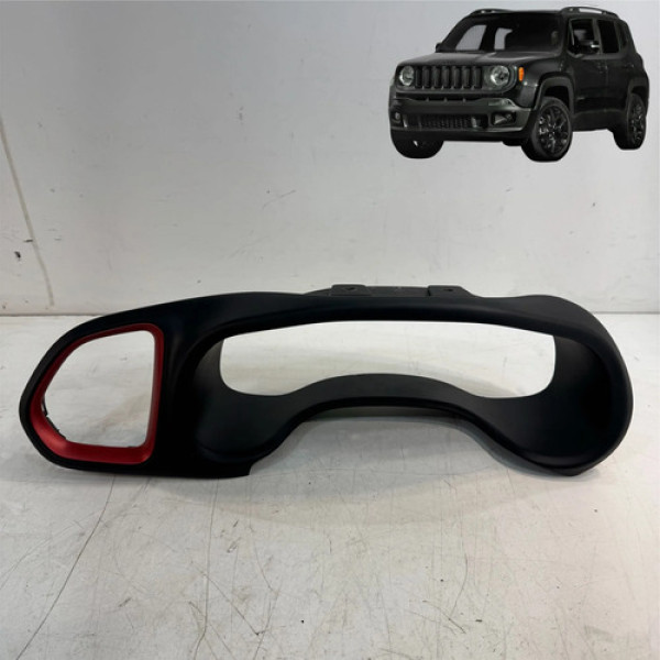 Moldura Acabamento Painel Instrumento Jeep Renegade 2018 Preto