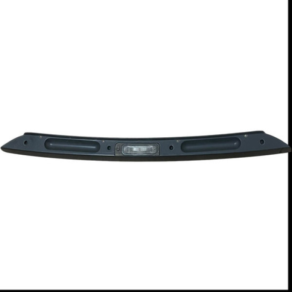 Moldura Luz Placa Traseira Ford Fiesta Hatch 2003 Á 2012 Preto