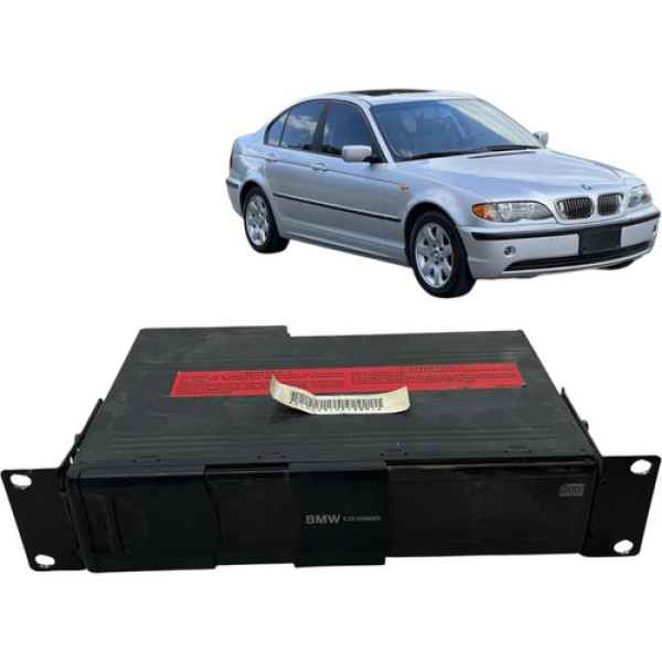 Rádio Módulo Trocador Cd Bmw 325i E46 2000 2001 2002 2003 Preto
