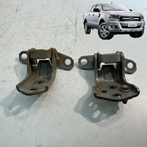 Dobradiça Porta Dianteira Direita Ford Ranger 2013 2021  Kit