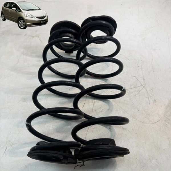 Mola Traseira Honda Fit 1.5 2009 A 2014 Traseira Par Origina