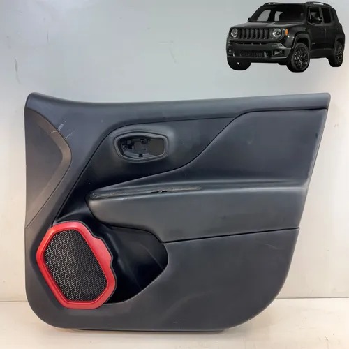 Forro Porta Dianteira Direita Jeep Renegade 2016 A 2021 Preto