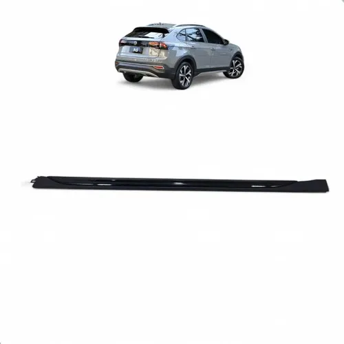 Spolier Moldura Lateral Esquerda Nivus 2021 A 2024 Preto