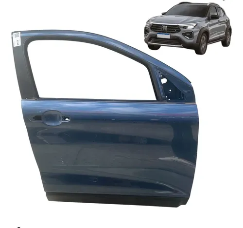 Porta Dianteira Direita Fiat Pulse 2021 2022 2023  Dianteira Direito Azul-aço