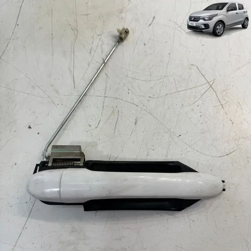 Maçaneta Externa Traseira Direita Fiat Mobi 2018 2021 Branco Traseira