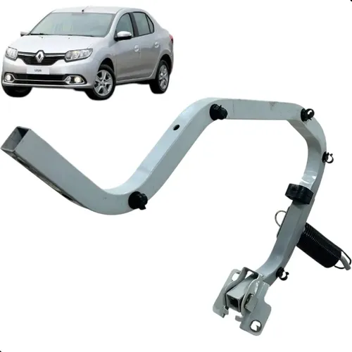Dobradiça Tampa Traseira Esquerda Renault Logan 1.6 20152017 Prateado