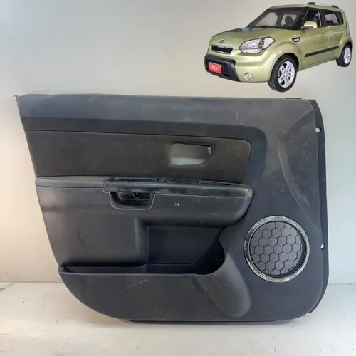 Forro Porta Dianteira Esquerda Kia Soul 1.6 2009 A 2012 Preto