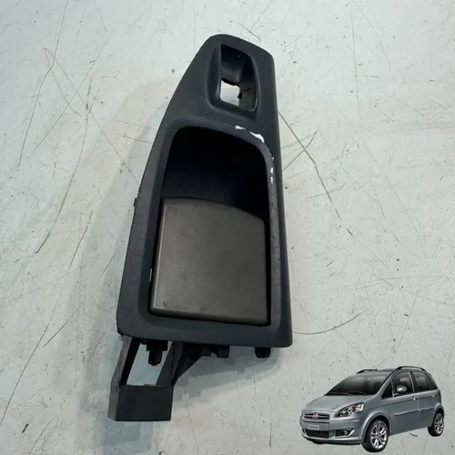 Maçaneta Interna Porta Idea Fiat 2006 2010 Traseira Esquerda Preto Traseira