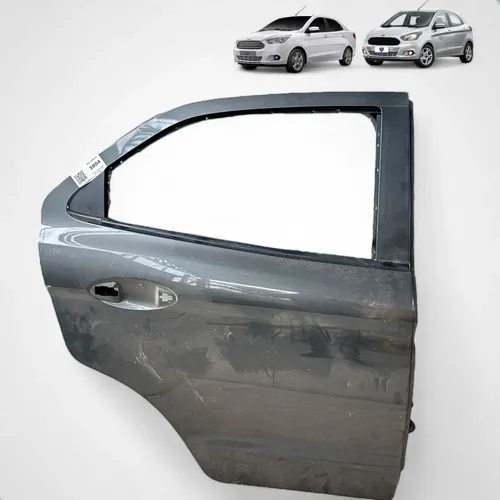 Porta Traseira Direita Ford Ka 2015 2016 2017 2018 2019 2020 Traseira Direita Cinza