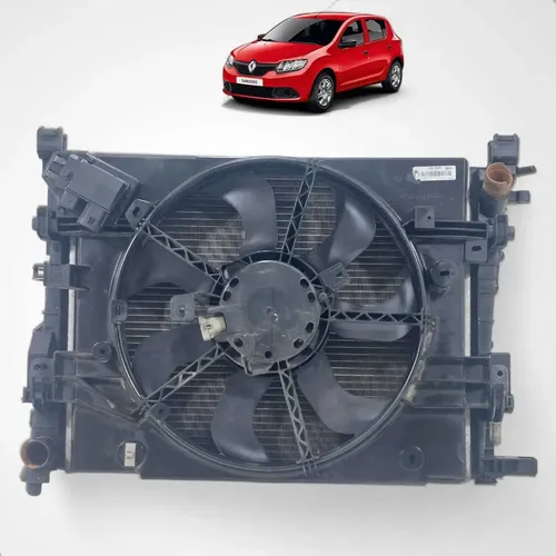 Radiador Completo Sandero Logan 1.0 4cc 2015 2016 2017