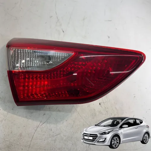 Lanterna Traseira Esquerda Hyundai I30 2014 A 2016 Tampa Esquerdo/motorista Vermelho