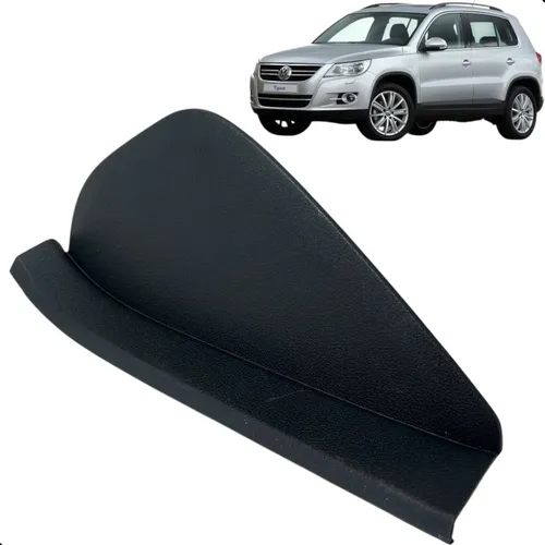 Moldura Acabamento Lado Esquerdo Painel Tiguan 2010 A 2014 Preto