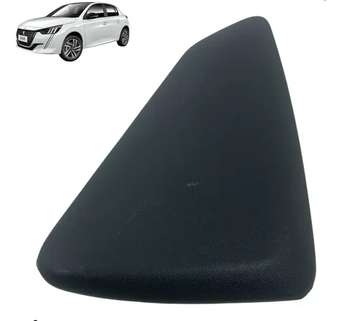 Acabamento Direito Painel Central Peugeot 208 2021 2024 Preto