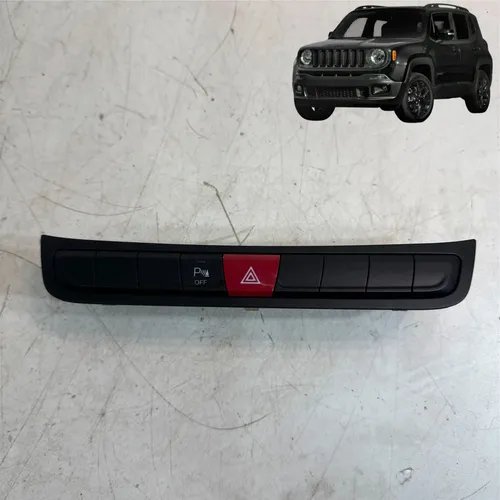 Botão Pisca Alerta Jeep Renegade 2016 A 2019 Original Preot