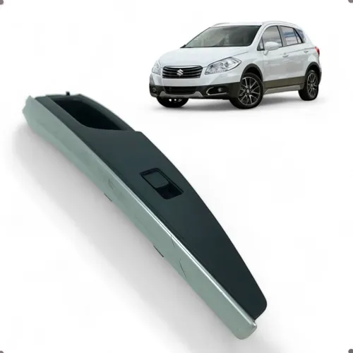 Moldura Porta Traseira Esquerda Suzuki Scross 2016 A 2019  Preto