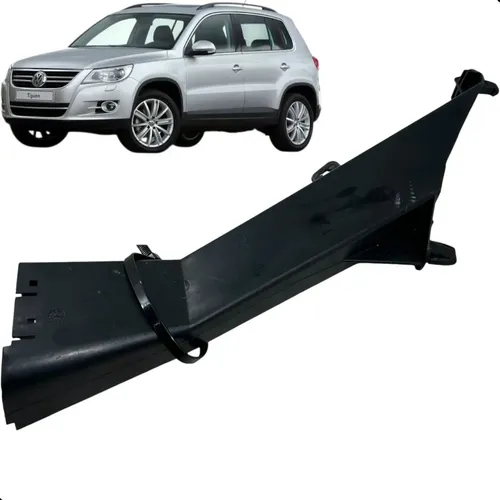 Duto Entrada Ar Carroceria Volkswagen Tiguan 2010 A 2014 Preto
