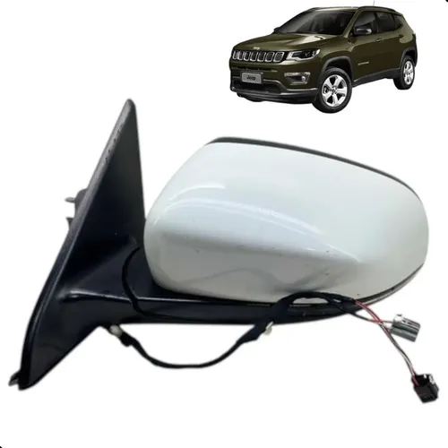 Retrovisor Lado Esquerdo Jeep Compass 2018 2021 5fios