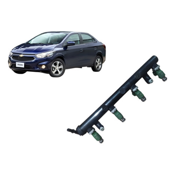 Flauta Com Bico Injetor Chevrolet Prisma 2017