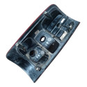Lanterna Led Tras Dir Com Detalhe Chevr  S10 Ltz Fd4a 2018 Direito/passageiro Vermelho