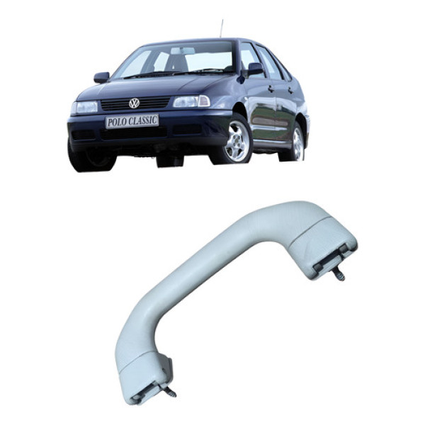 Alça Teto Dianteira Esquerdo Volkswagen Polo Classic 1999 Prateado