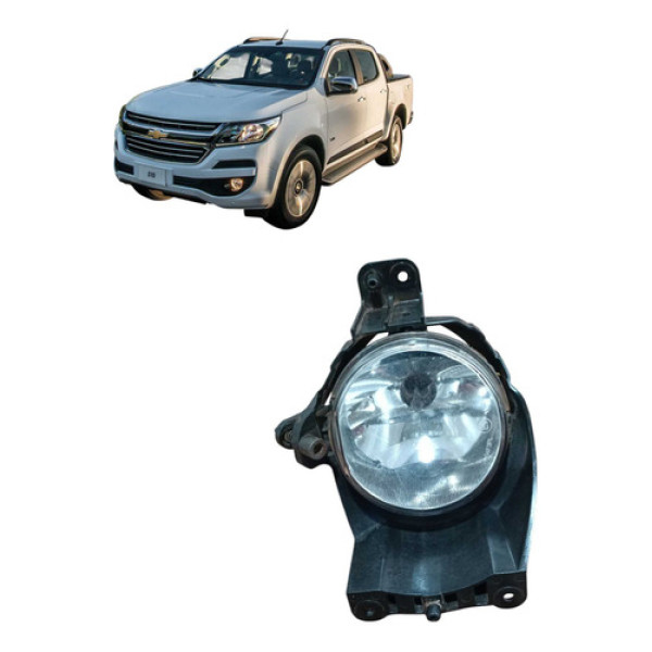 Farol De Milha Lado Esquerdo Chevrolet S10 Ltz Fd4a 2018 Cinza-escuro