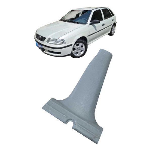 Acabamento Central Lado Esquerdo Volkswagen Gol Ano 2000 Prateado