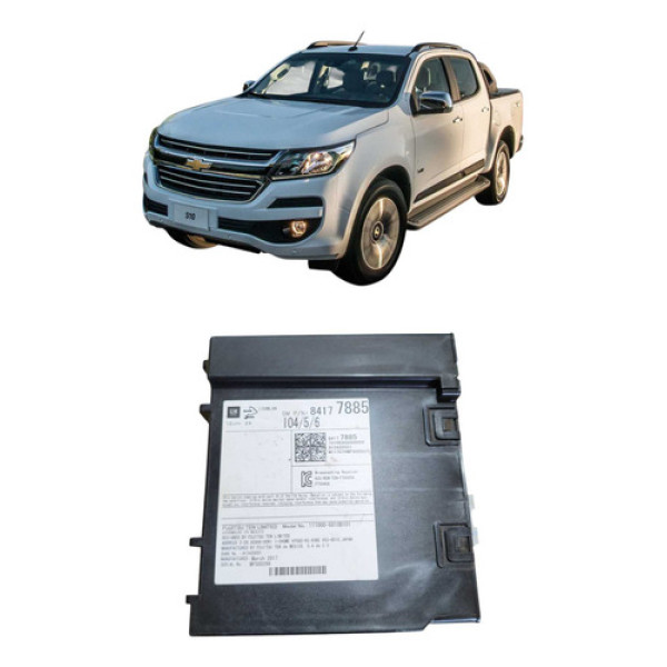 Módulo Central Rádio Multimídia Chevrolet S10 Ltz Fd4a 2018 Branco