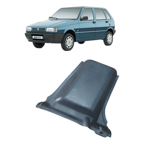 Acabamento  Central Lado Direito Fiat Uno Mille 2003 Preto