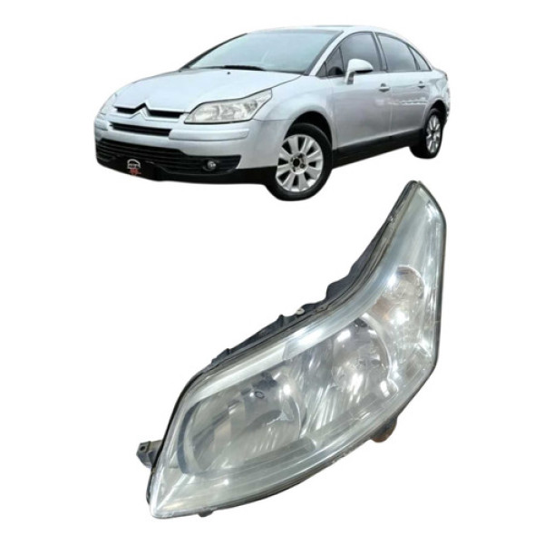 Farol Dianteiro Esquerdo Citroën C4 Pallas 2008 Esquerdo/motorista