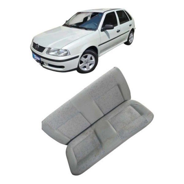 Assento Com Encosto Traseiro Volkswagen Gol 2000 Prateado